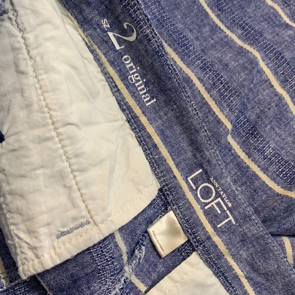 Ann Taylor loft linen and cotton shorts size to - Picture 4 of 5